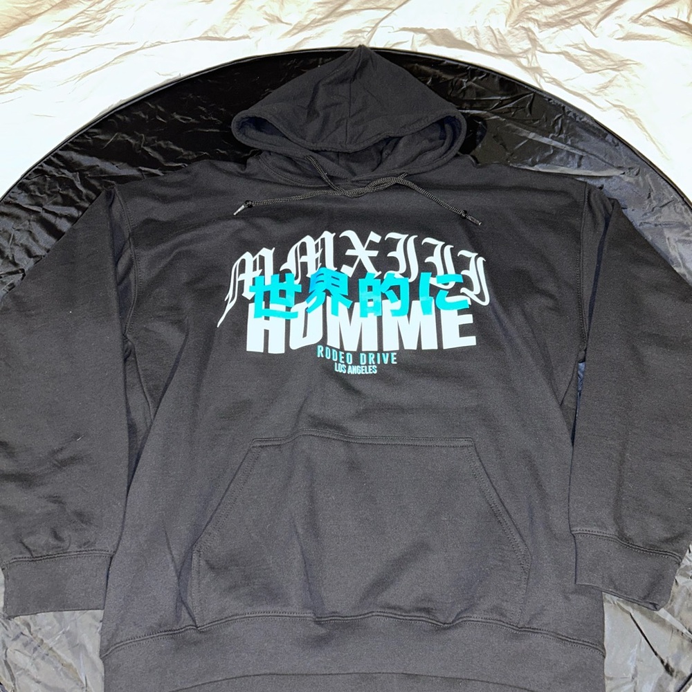 Black BoohooMAN hoodie